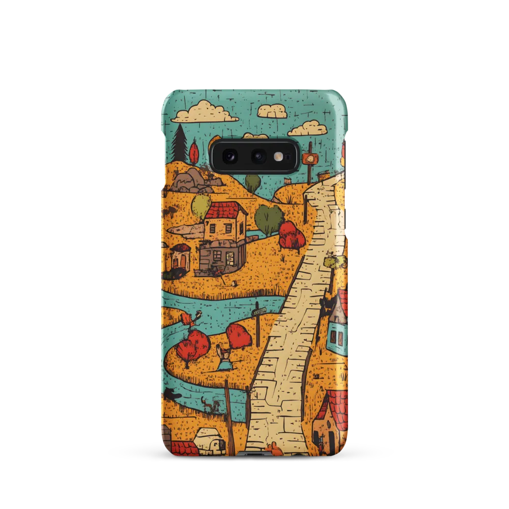 Whimsical Village Landscape