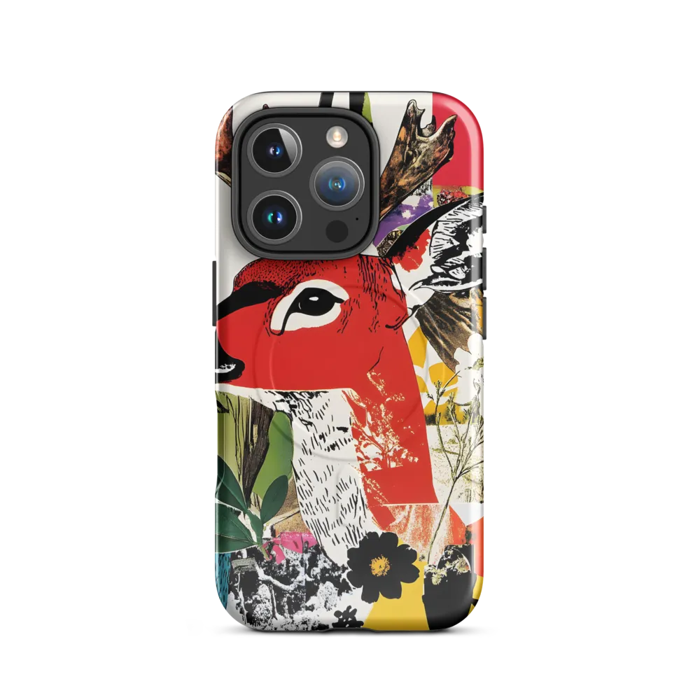 Vibrant Harmony: The Deer in Nature | Phone Case |  16 Pro | MagSafe® Tough Case | Glossy
