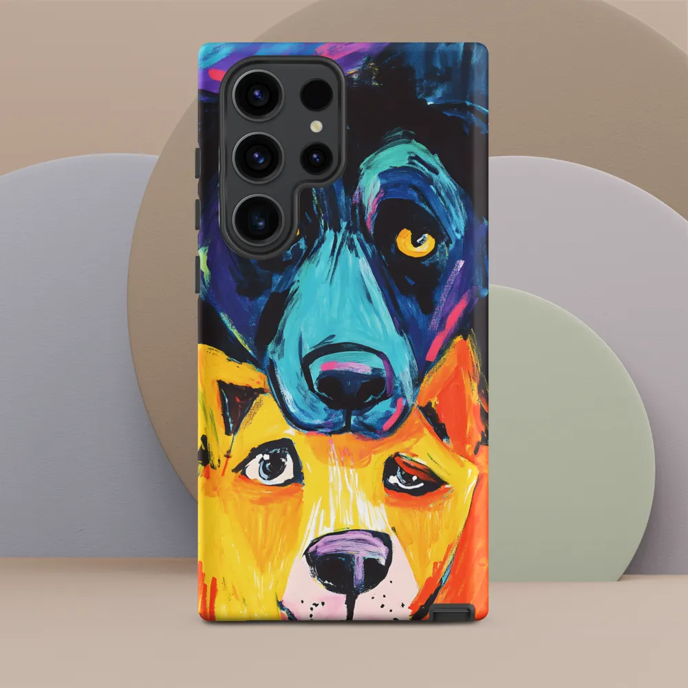 Vibrant Companions: An Expression of Canine Spirit