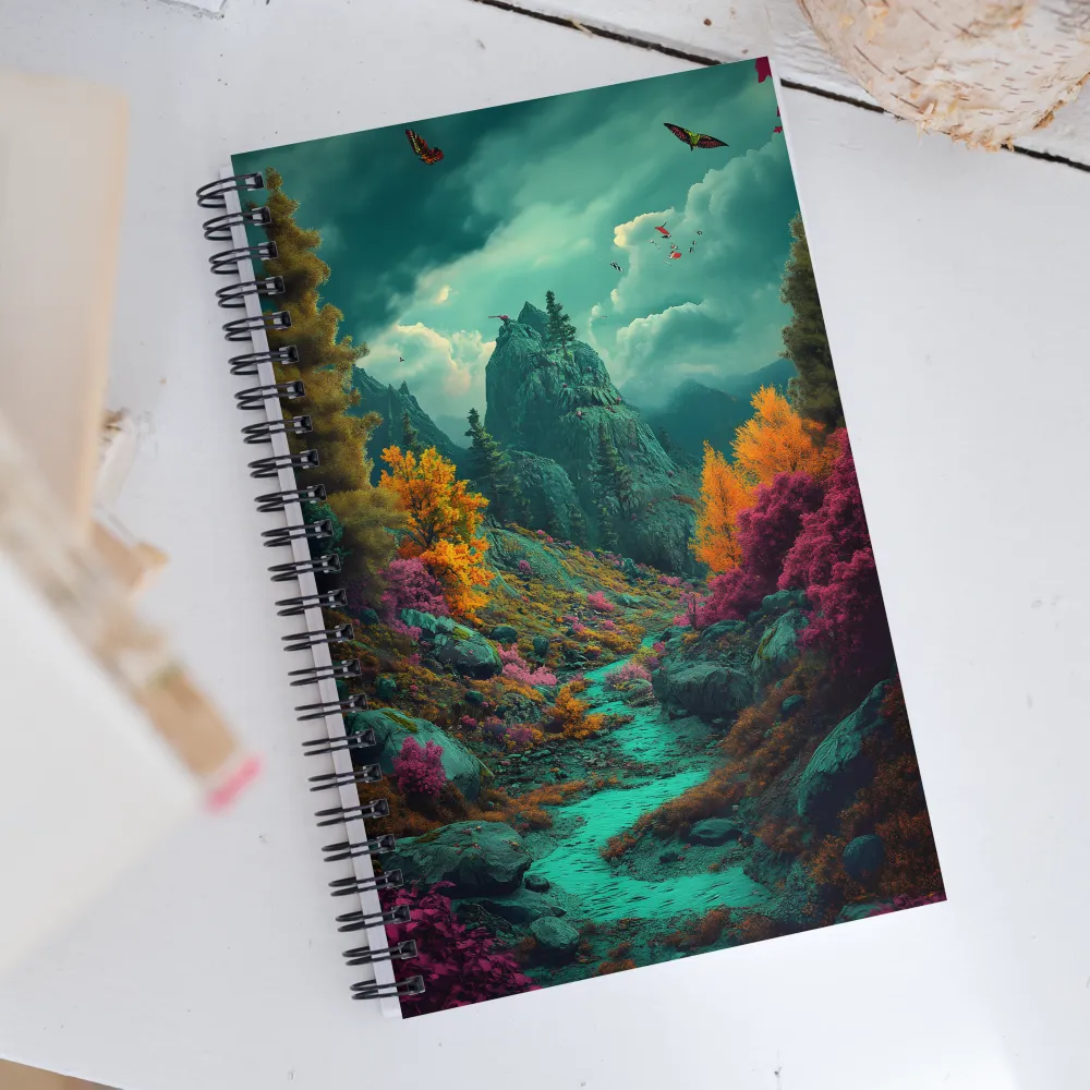 Ethereal Landscapes: A Journey Through Color | Spiral Notebook