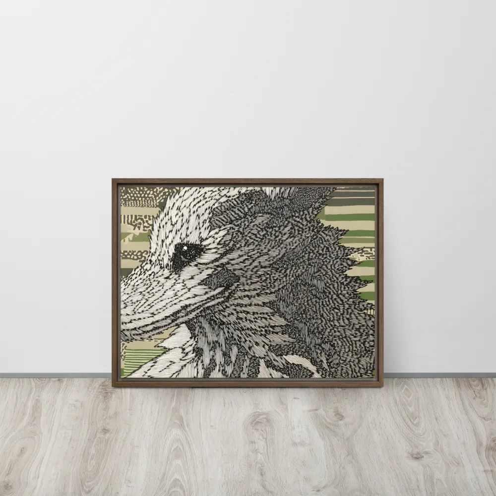 Reflections of the Forest | Canvas with Brown Frame | 18″×24″