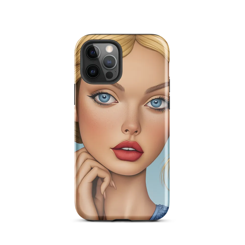 Serenity in Blue | Phone Case |  12 Pro | Tough Case | Glossy