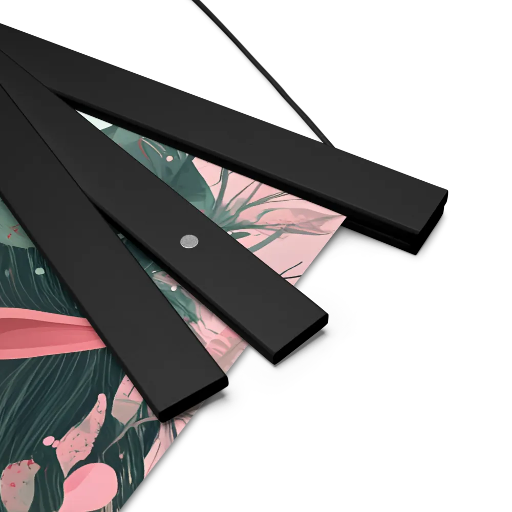 Whispers of Nature | Poster With Black Wood Hanger | 14″×14″