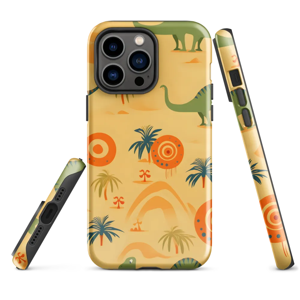 Prehistoric Playtime | Phone Case |  14 Pro Max | Tough Case | Glossy