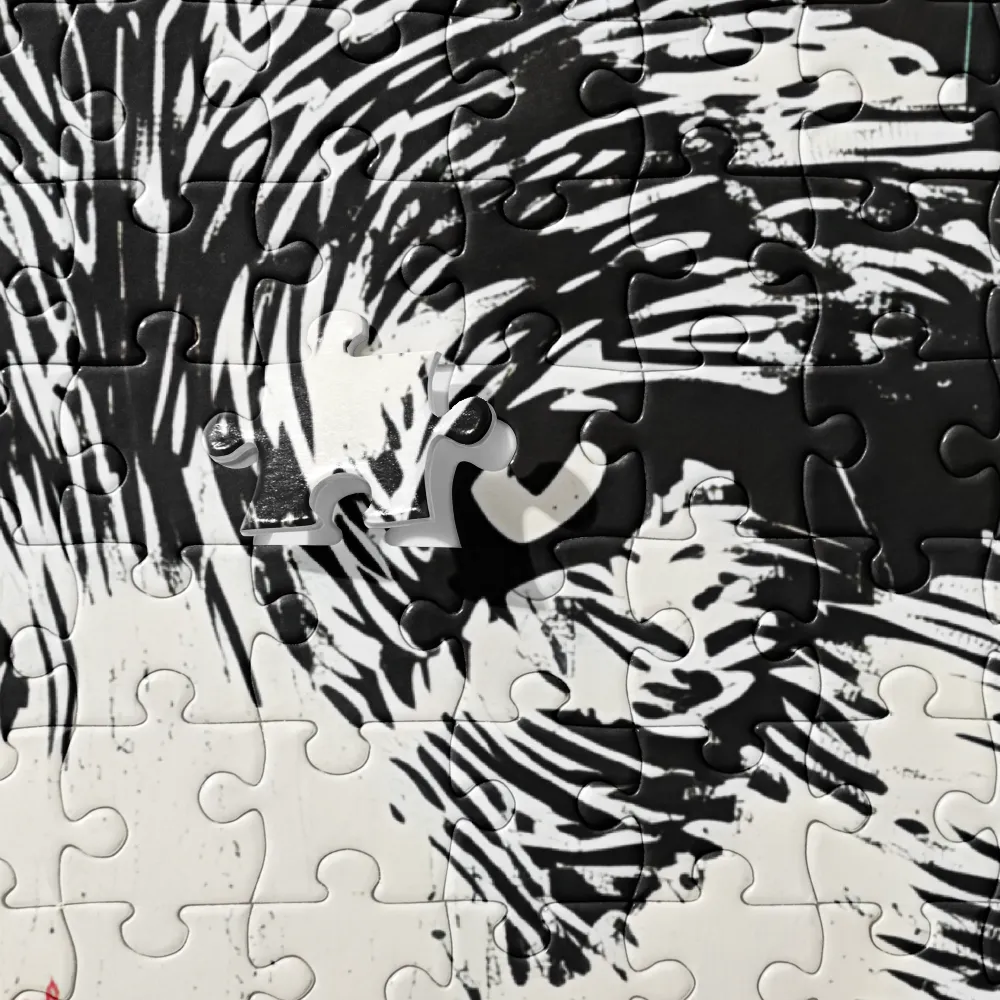 Intense Gaze of the Wolf | Jigsaw Puzzle | 252/520 pieces