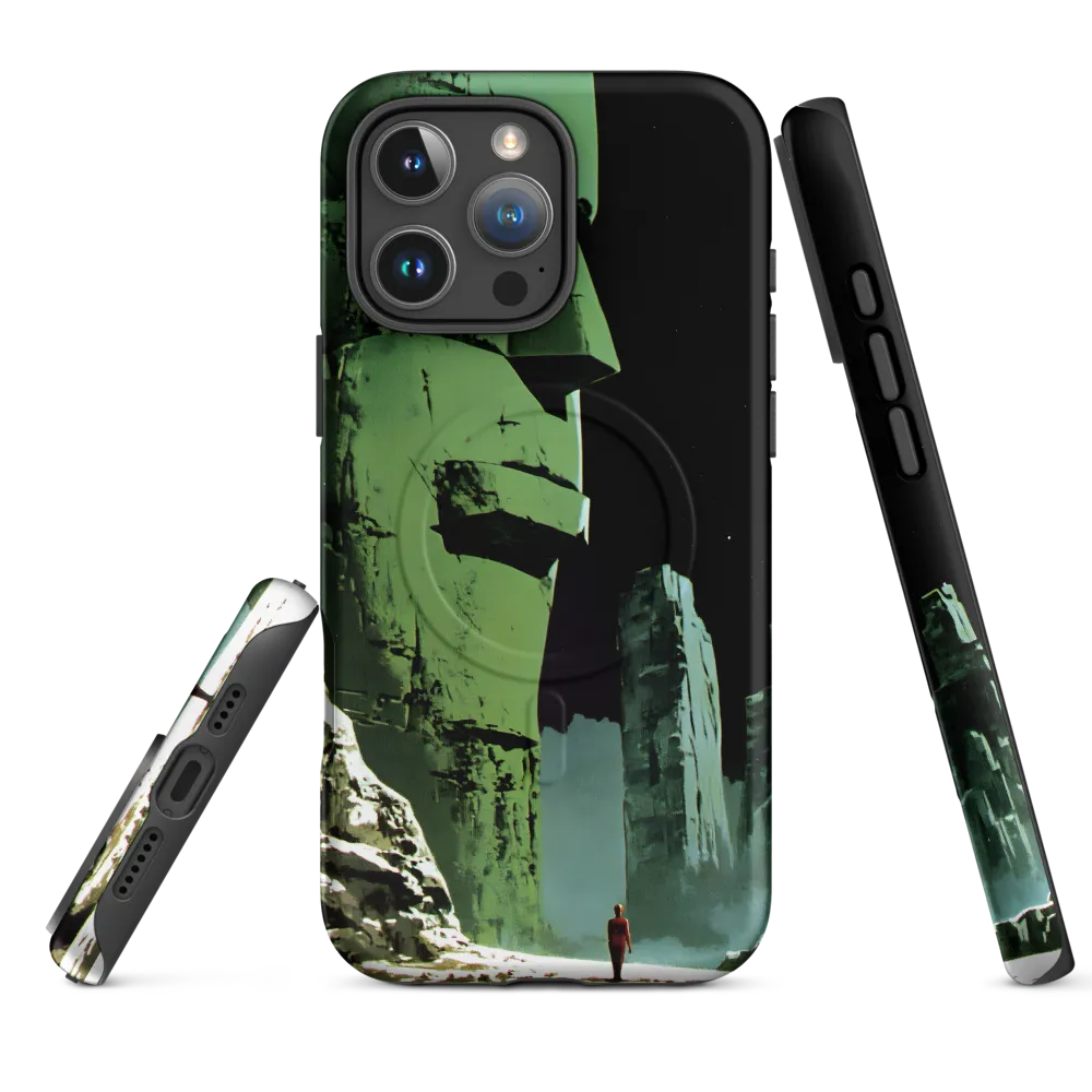 Green Colossus and the Lone Traveler
