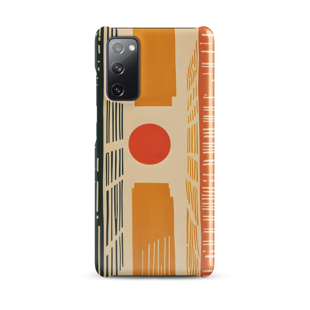 Urban Harmony: A Geometric Sunrise
