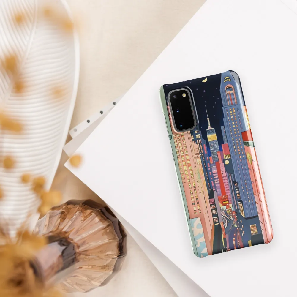 Urban Dreamscape: A Pop Art Night | Phone Case |  S20 | Snap Case | Glossy