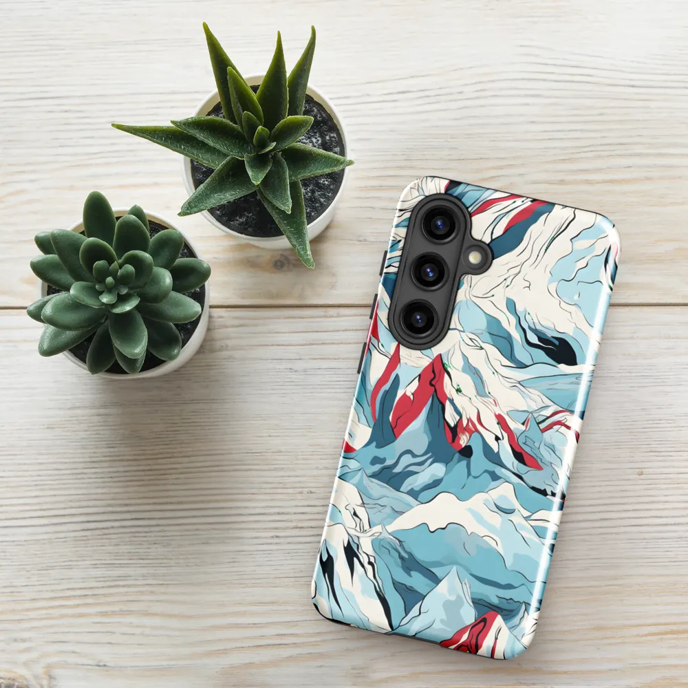 Majestic Peaks of Serenity | Phone Case |  S24 | Tough Case | Glossy