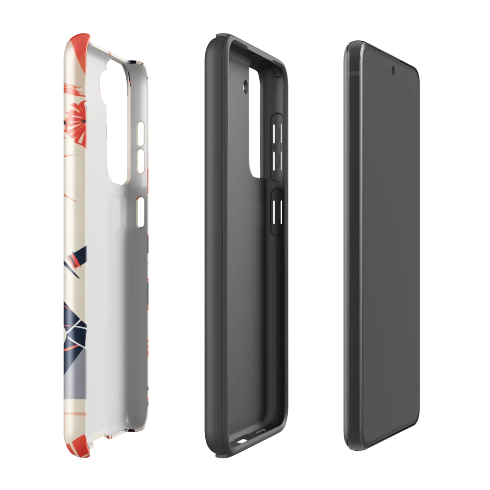 Whimsical Patterns of Nature and Femininity | Phone Case |  S21 FE | Tough Case | Glossy
