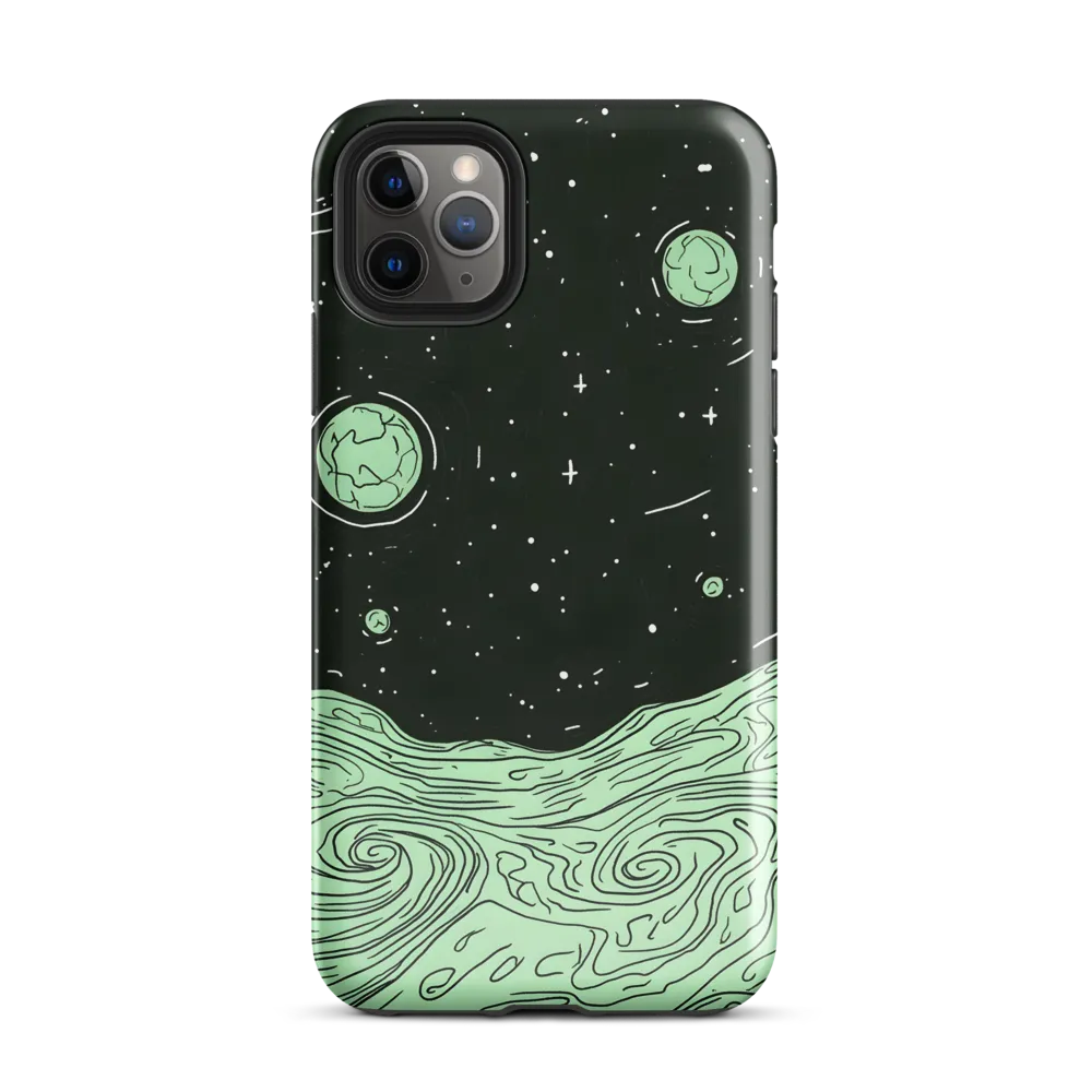 Celestial Waves | Phone Case |  11 Pro Max | Tough Case | Glossy