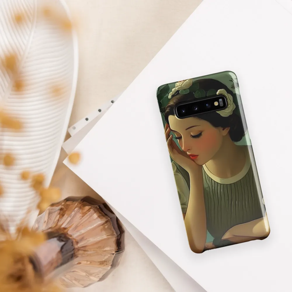 Whispers of Serenity | Phone Case |  S10 | Snap Case | Glossy