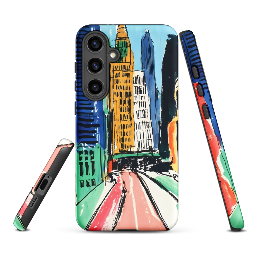 Urban Symphony in Color | Phone Case |  S24 Plus | Tough Case | Matte