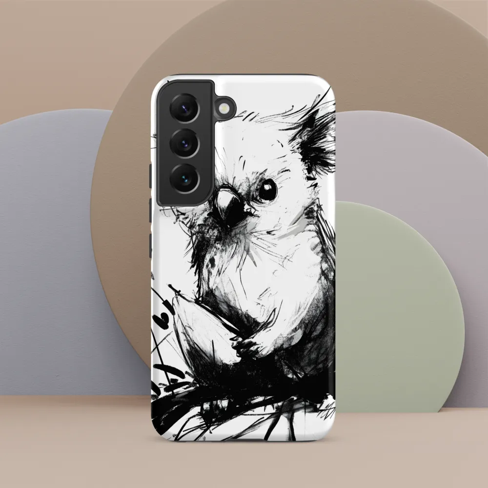 Whimsical Koala in Ink