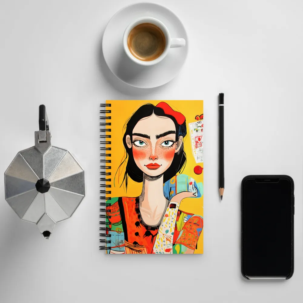 Playful Elegance | Spiral Notebook