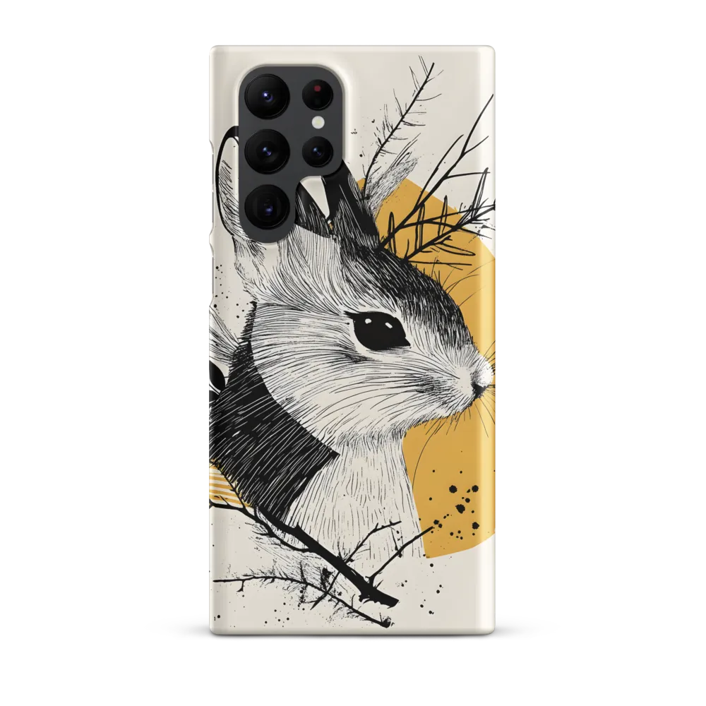 Ethereal Rabbit: A Study in Line Art