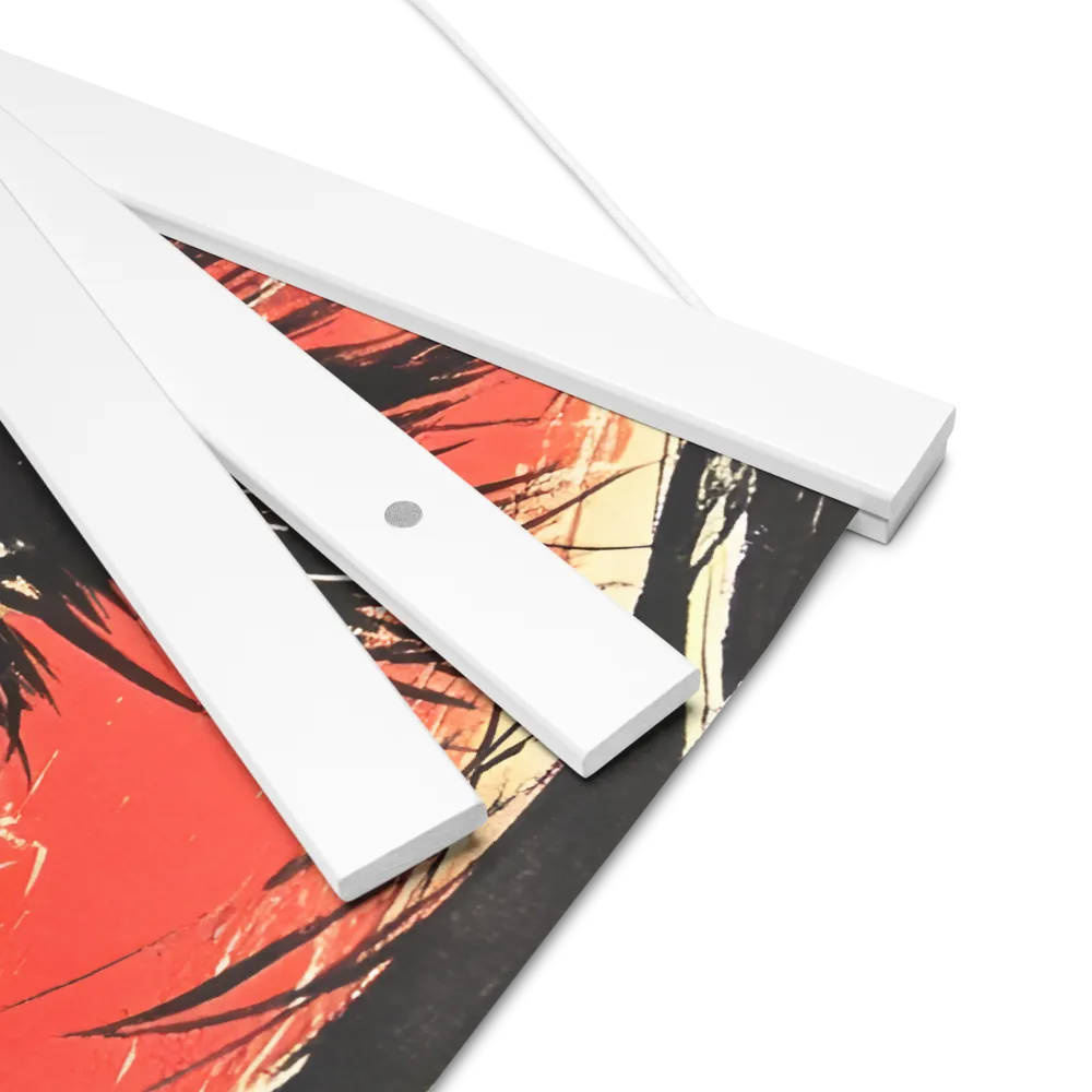 Gaze of Emotion | Poster With White Wood Hanger | 16″×16″