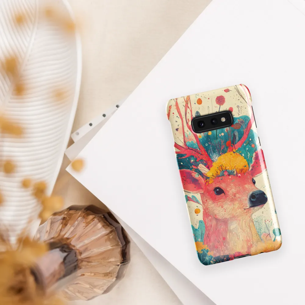 Whimsical Harmony: A Deer in Bloom
