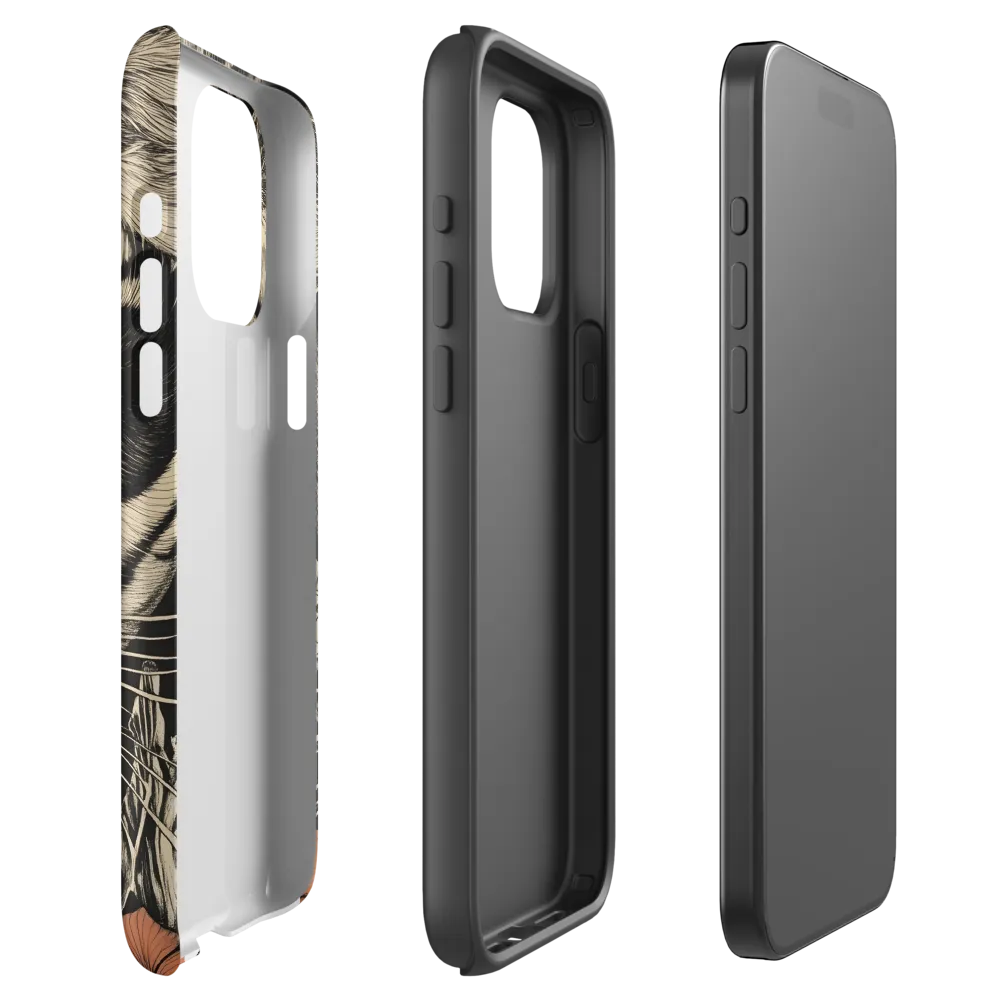Feline Majesty: The Human-Leopard Connection | Phone Case |  15 Pro Max | Tough Case | Matte
