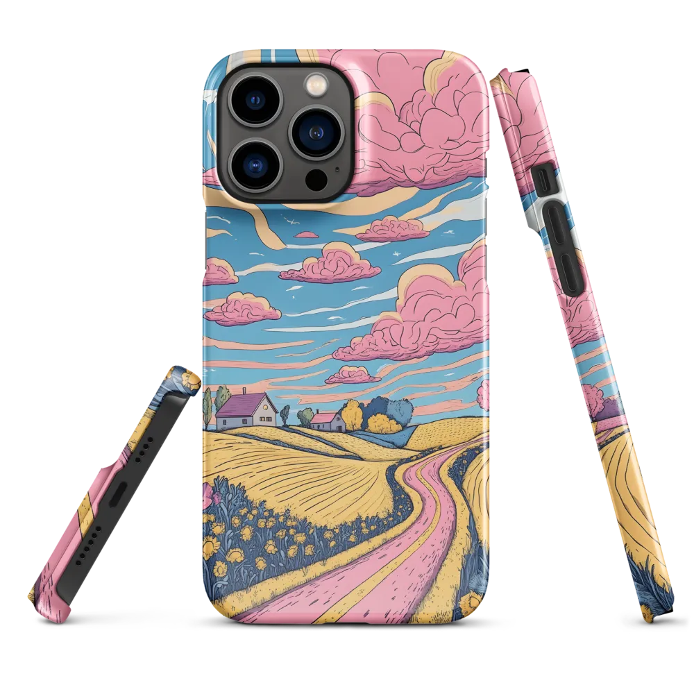 Idyllic Countryside Journey | Phone Case |  13 Pro Max | Snap Case | Glossy