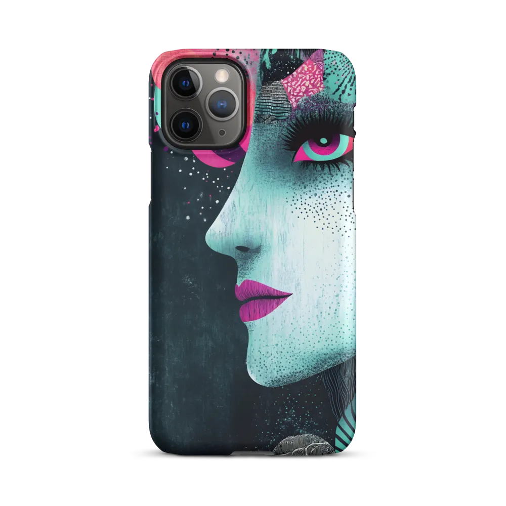 Mystical Beauty in Blue and Pink | Phone Case |  11 Pro | Snap Case | Matte