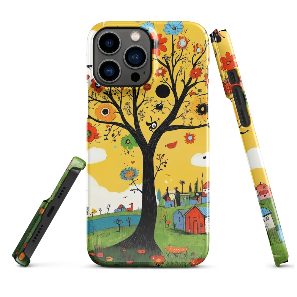Whimsical Blooms of Life | Phone Case |  13 Pro Max | Snap Case | Glossy