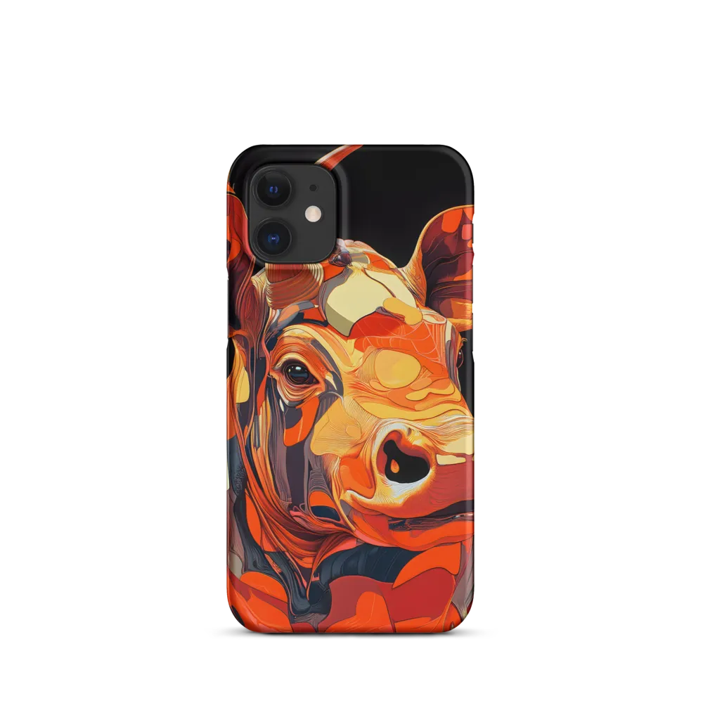 Modern Serenade: The Vibrant Cow