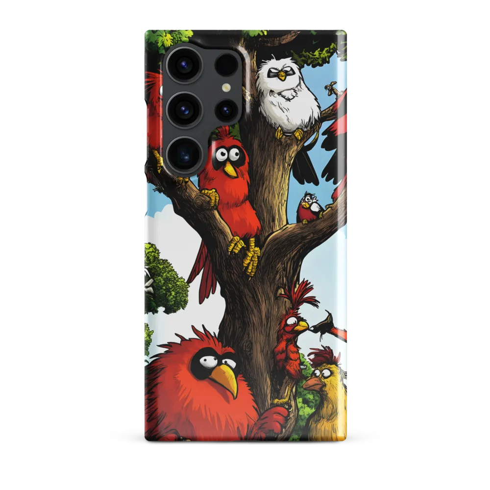 Whimsical Avian Gathering