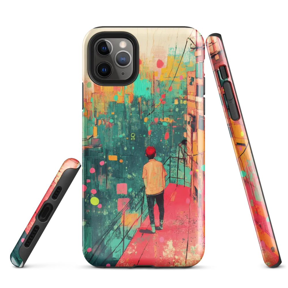 Contemplation Above the City | Phone Case |  11 Pro Max | Tough Case | Glossy