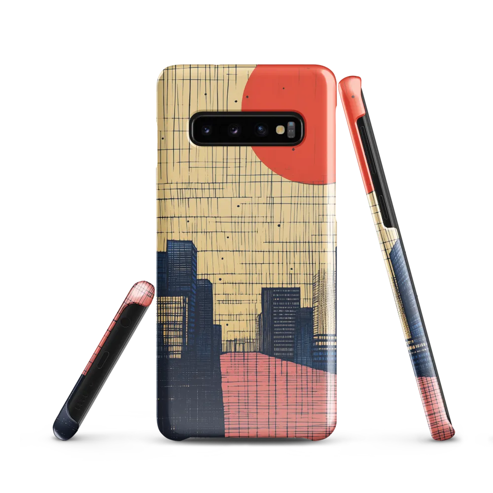 Urban Echoes: A Minimalist Cityscape