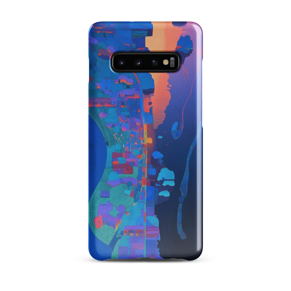 Ethereal Reflections: A Digital Dreamscape | Phone Case |  S10 Plus | Snap Case | Glossy