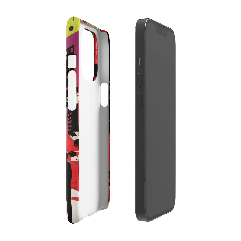 Urban Echoes: A Futuristic Reverie | Phone Case |  13 Pro | Snap Case | Glossy