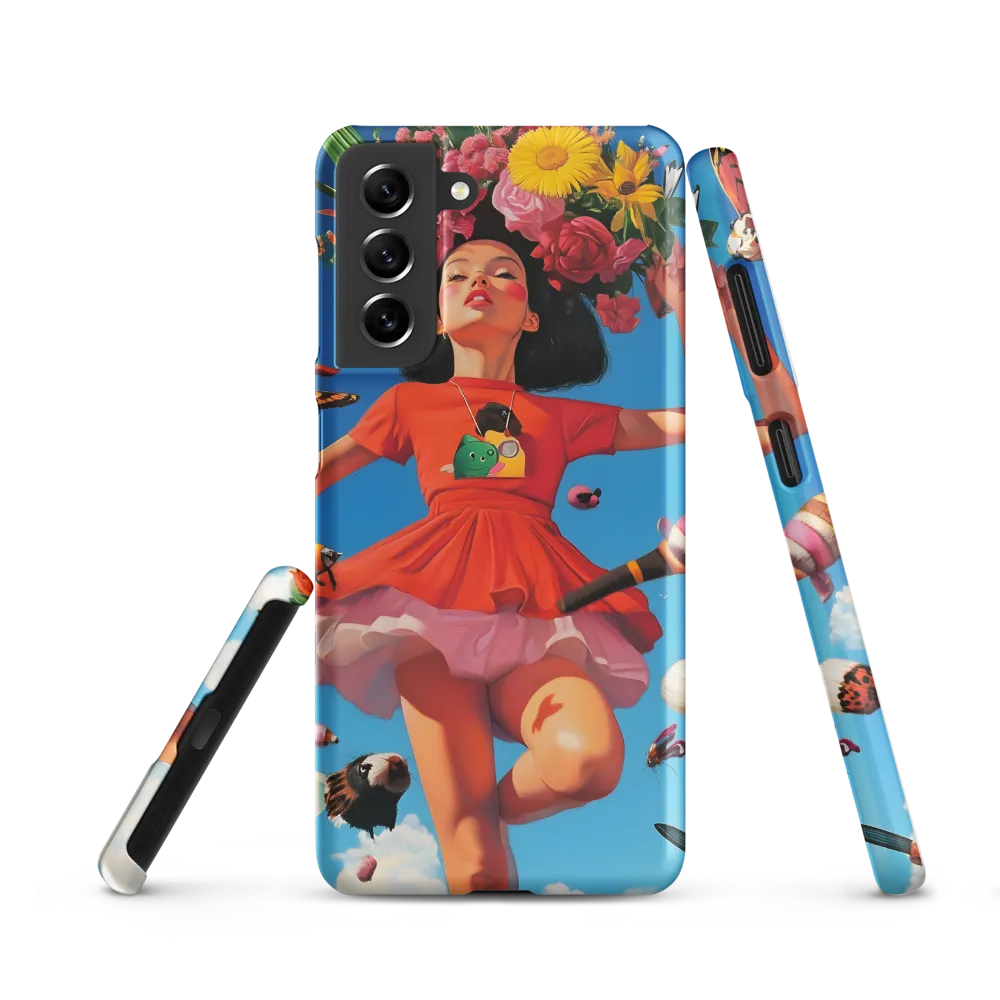 Joyful Whimsy | Phone Case |  S21 | Snap Case | Matte