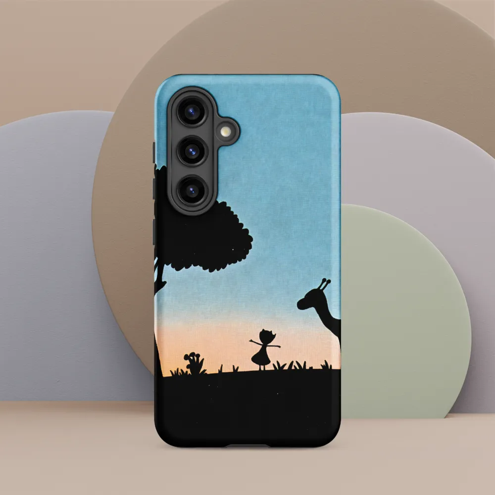 Curiosity in the Silhouette | Phone Case |  S24 | Tough Case | Matte