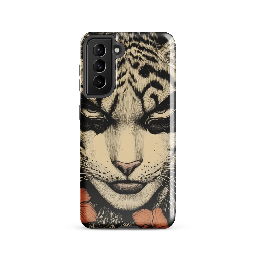 Feline Majesty: The Human-Leopard Connection | Phone Case |  S21 | Tough Case | Glossy