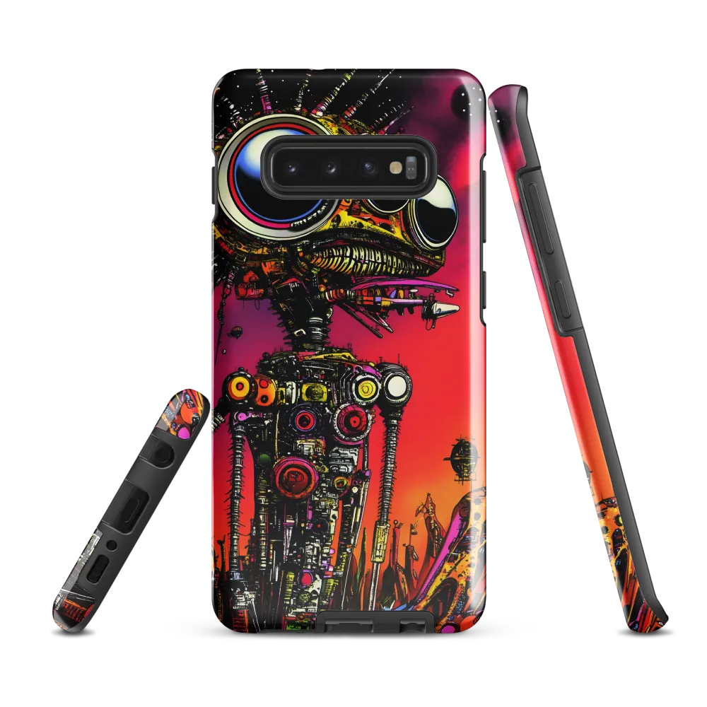 Futuristic Sentinel | Phone Case |  S10 Plus | Tough Case | Glossy