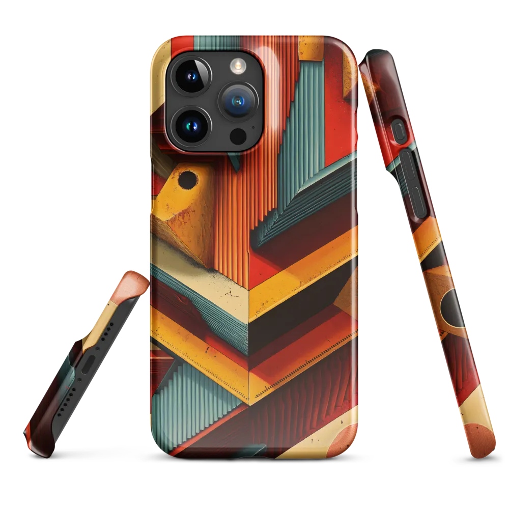 Geometric Harmony | Phone Case |  15 Pro Max | Snap Case | Glossy