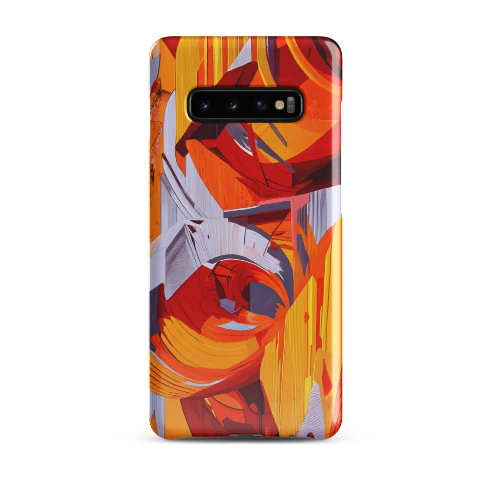 Dynamic Geometric Harmony | Phone Case |  S10 Plus | Snap Case | Glossy