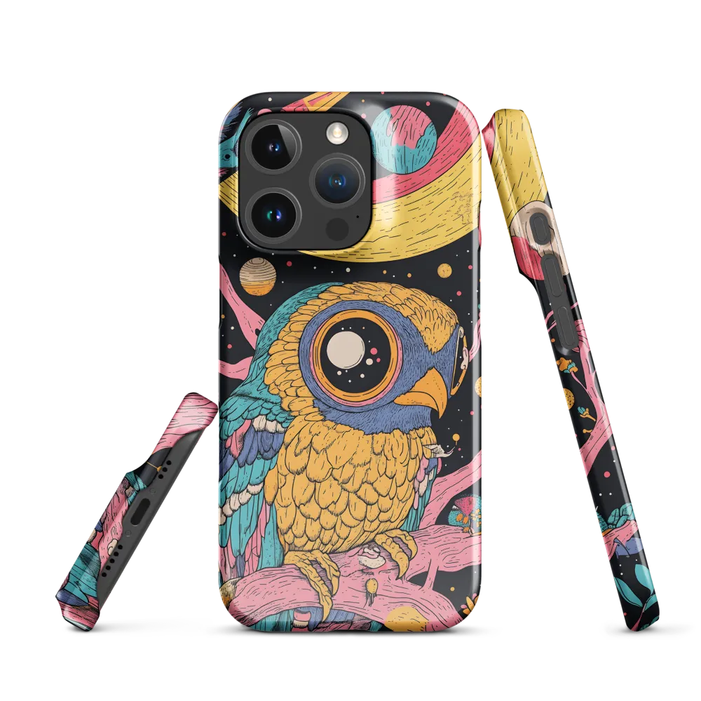 Whimsical Cosmic Owl | Phone Case |  16 Pro | Snap Case | Glossy
