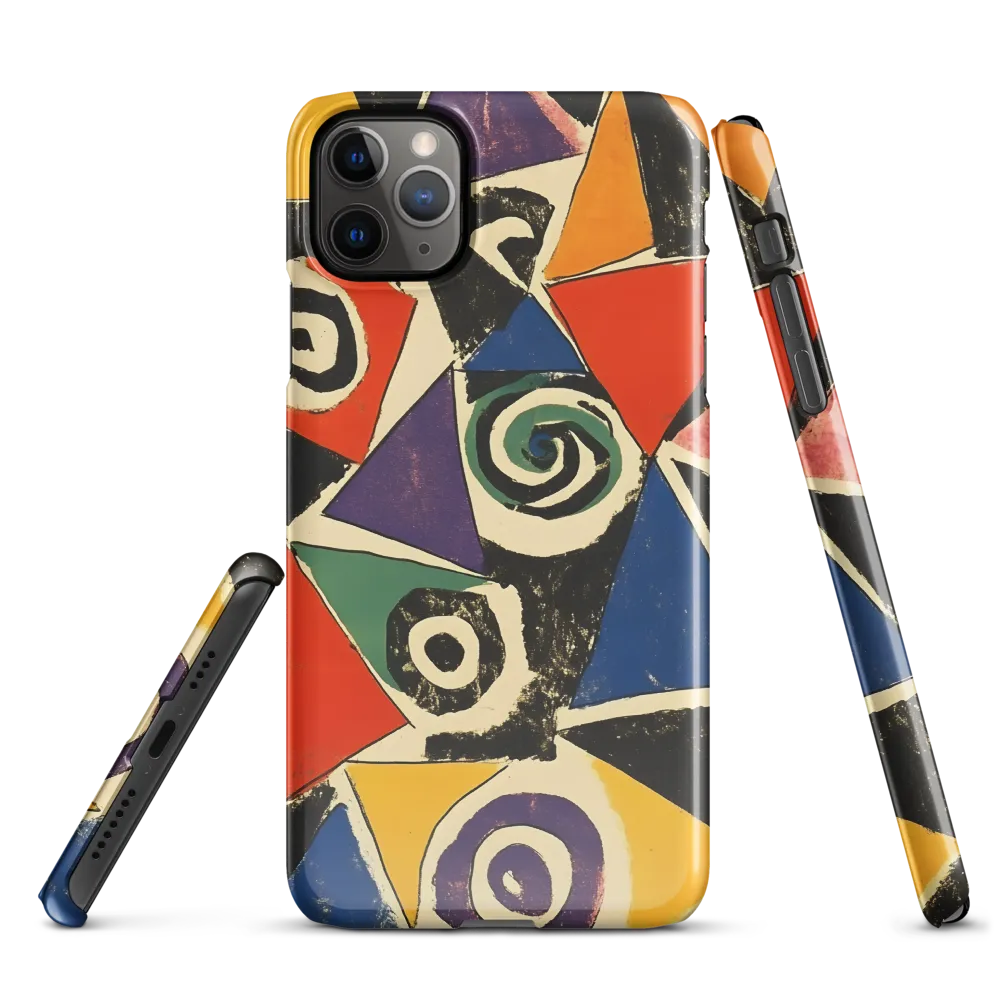 Dynamic Geometric Abstraction | Phone Case |  11 Pro Max | Snap Case | Glossy