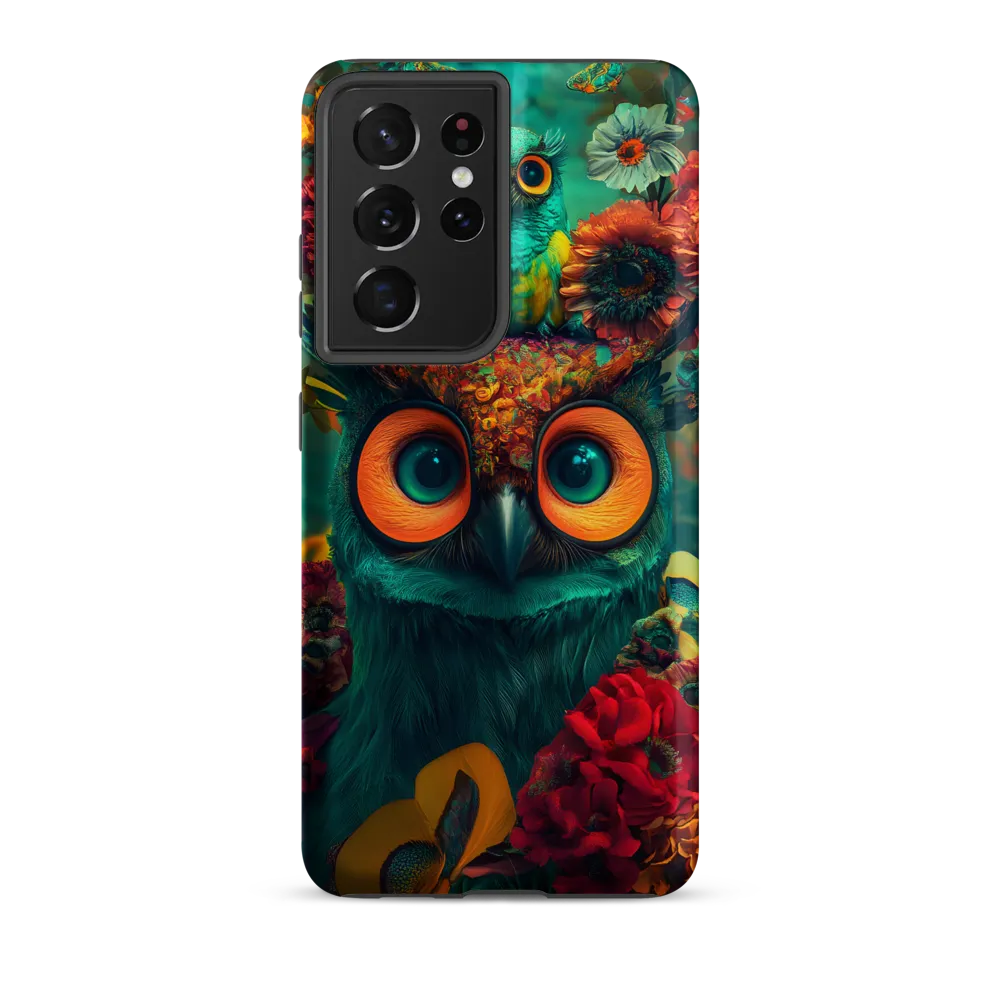 Majestic Harmony: The Floral Owl