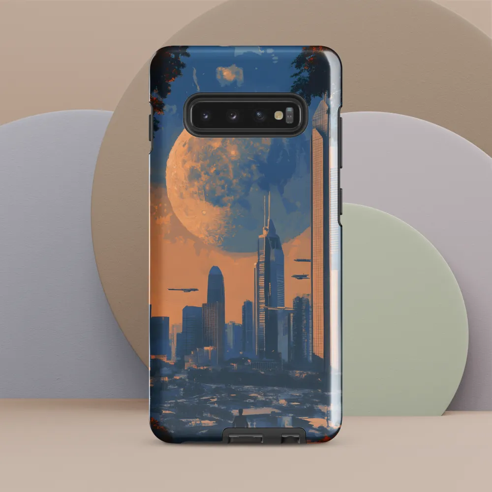 Celestial Cityscape | Phone Case |  S10 Plus | Tough Case | Glossy