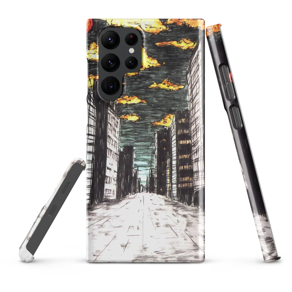 Eclipsed Cityscape