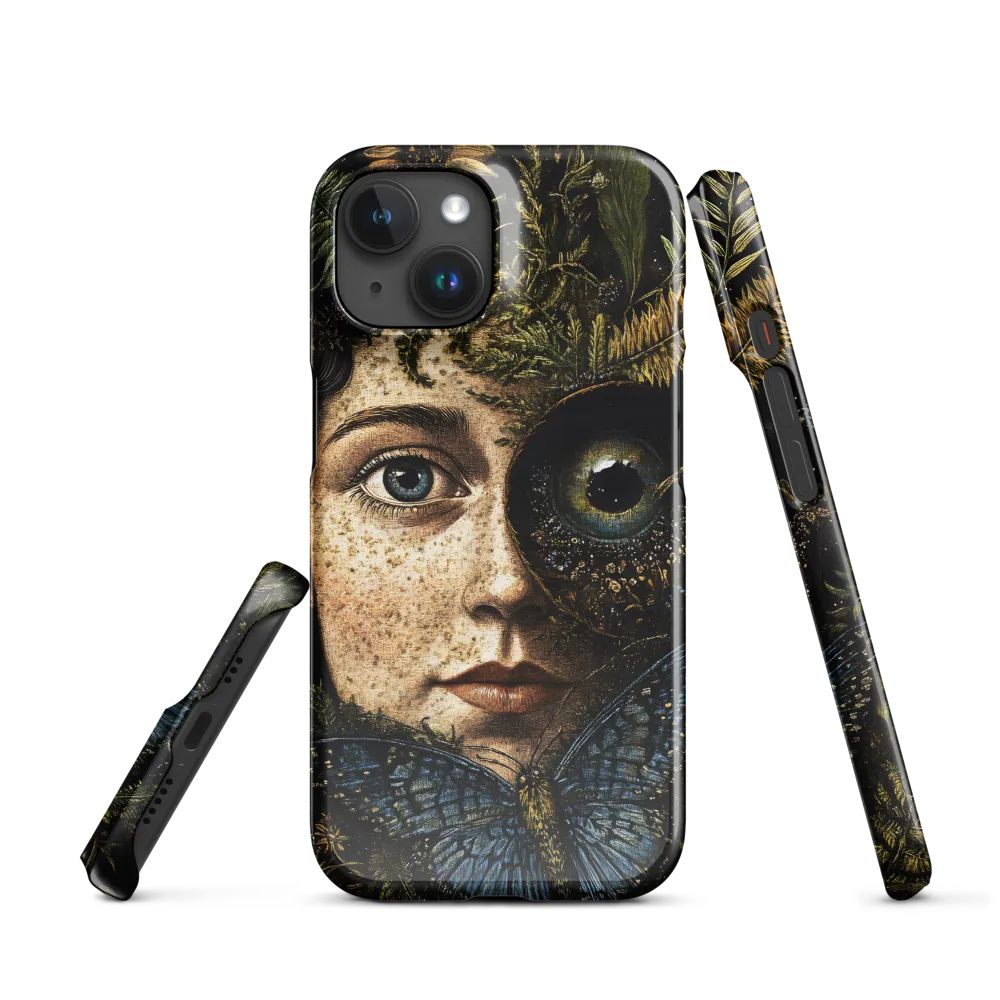 Nature's Embrace: A Surreal Portrait | Phone Case |  15 | Snap Case | Glossy