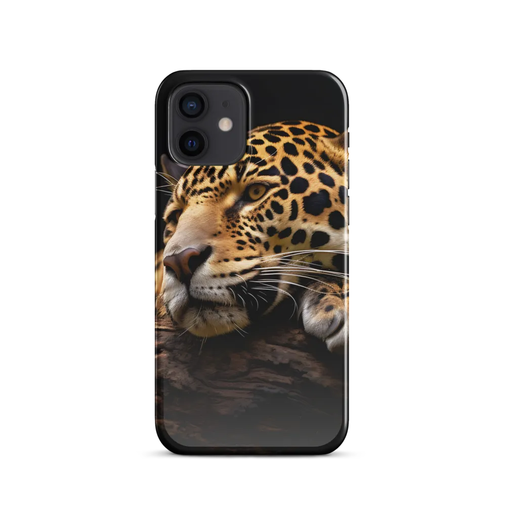 Tranquil Majesty: The Resting Leopard