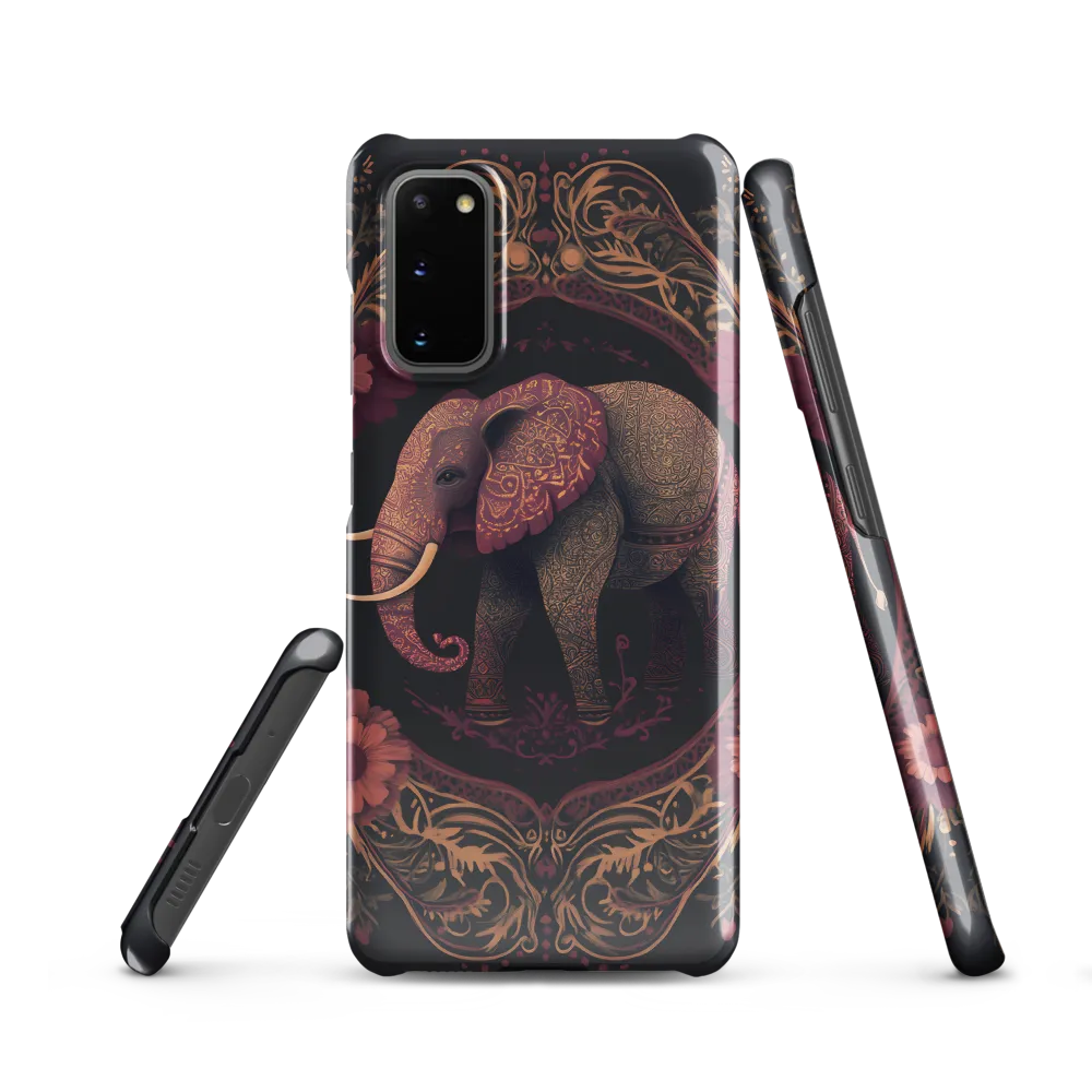 Regal Reverie: The Ornate Elephant | Phone Case |  S20 | Snap Case | Glossy