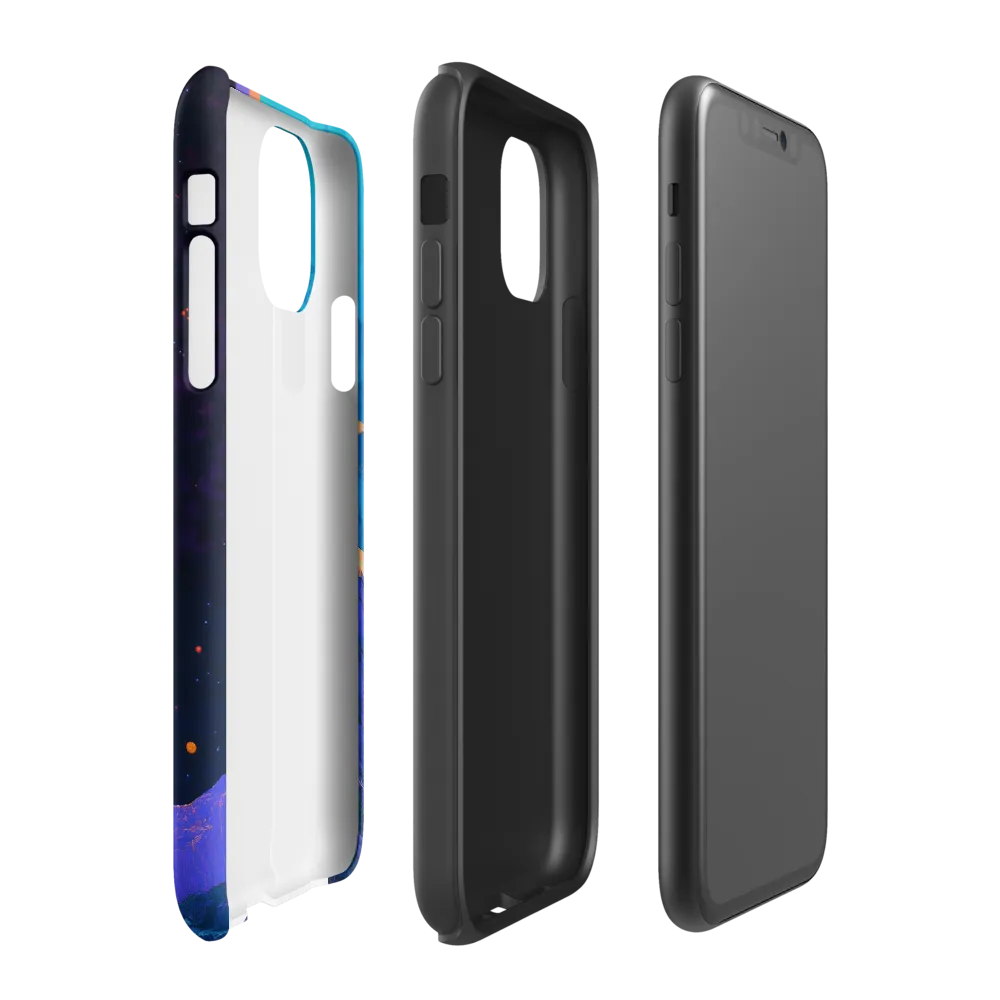 Celestial Harmony: A Surreal Exploration of Space | Phone Case |  11 | Tough Case | Matte