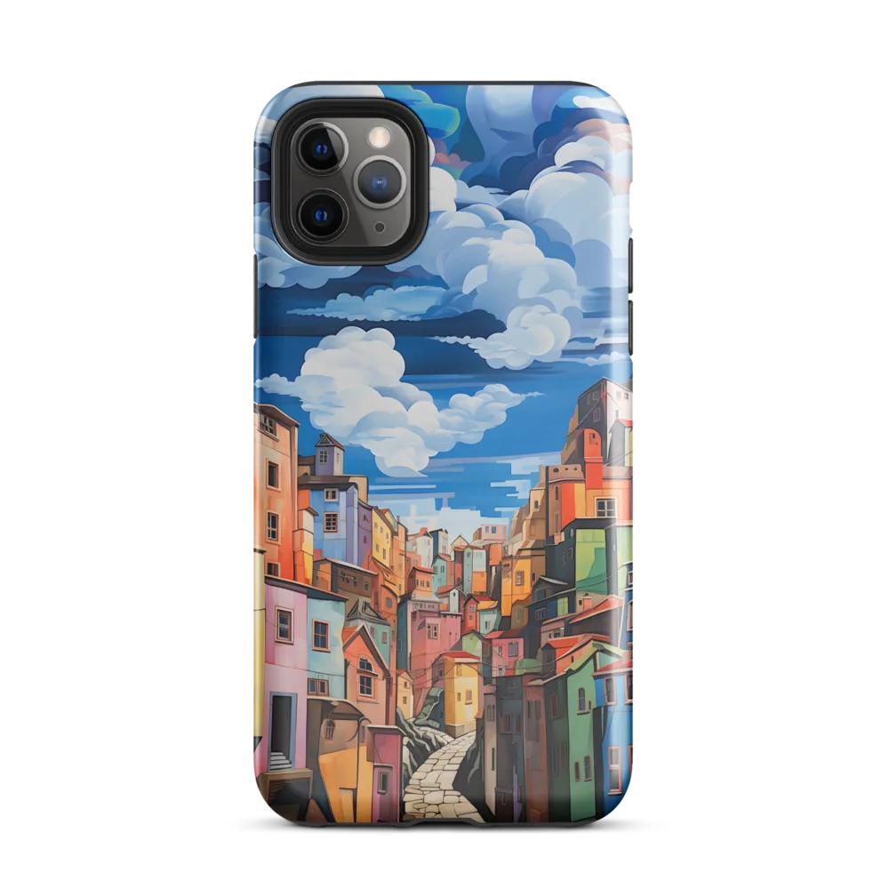 Whimsical Heights: A Vibrant Cityscape | Phone Case |  11 Pro Max | Tough Case | Glossy