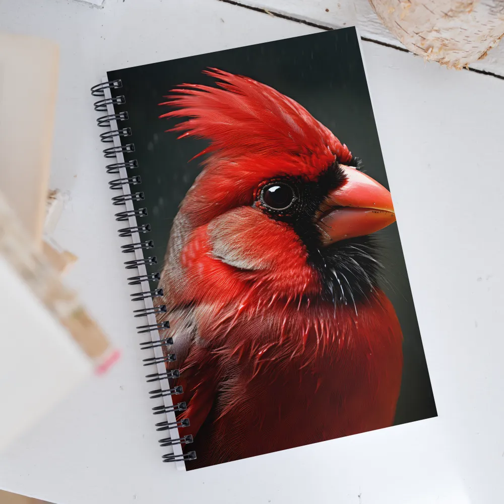 The Bold Cardinal | Spiral Notebook