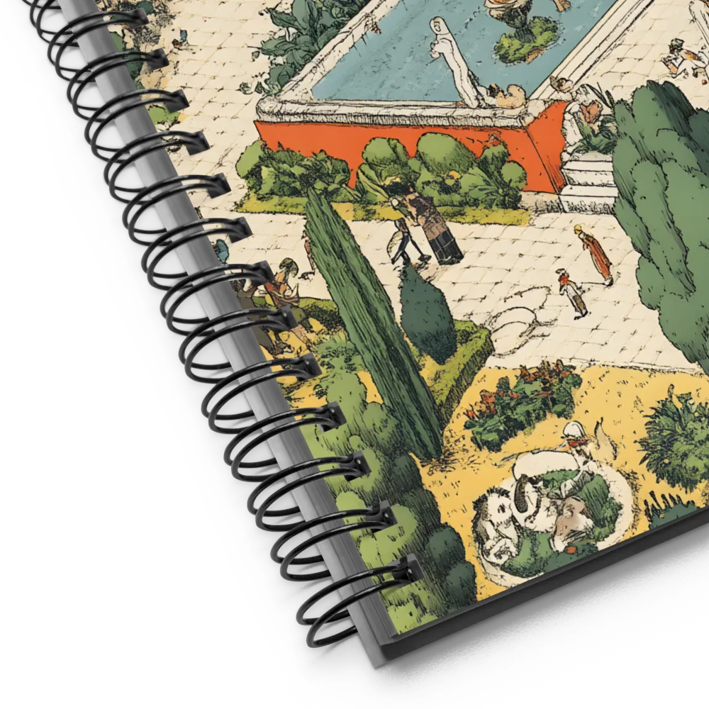 Harmony in the Garden | Spiral Notebook